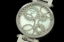 CARHJ10001 High Jewellery SS/SN MOP White Swiss Quartz