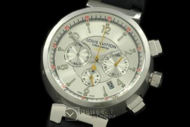 LV01051 LV Cup 227 Chrono SS/LE White Jap Quartz Chrono