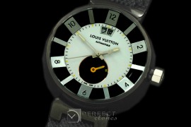 LVR10011 Tambour 227 Big Date Reserve PVD/NY White Jap Quartz