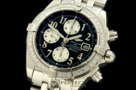 BLEVB10012 Chronomat Evo SS Black Num A-7750 28800