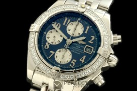 BLEVB10013 Chronomat Evo SS Blue Num A-7750 28800