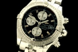 BLEV00102 Chronomat Evo SS/SS Black Sticks A-7750 28800