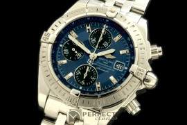 BLEV00103 Chronomat Evo SS/SS Blue Sticks A-77528800