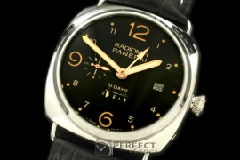 PN49501 Pam 495 Radiomir 1days GMT SS/LE Black Asian 23J