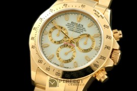 RLDF00101 Daytona 116528 YG/YG White Stick A-7750 Sec@6 28800