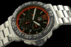 TGF1-01034S Formula 1 SS/SS Blk/Red Swiss Eta Quartz Chrono