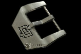 PNA10034 PVD Logo Brushed Stainless Steel Buckle 26mm