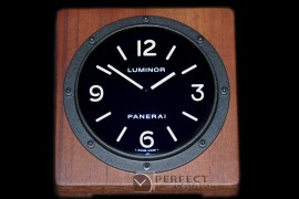 PNC25402 Teakwood Table Clock Pam 254 Swiss Quartz