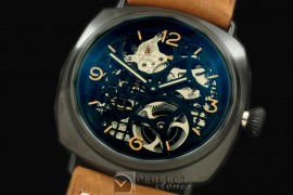 PN35001 Pam 35Skeleton Tourbillon PVD/LE Skeleton 6497 HW