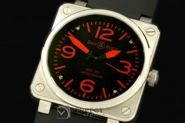 BO-019204 BR01-92 Automatic SS/RU Black/Red A-2836