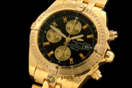 BLEV00305 Chronomat Evo YG/YG Brown Sticks A-77528800