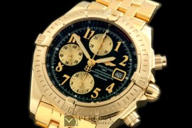 BLEV00312 Chronomat Evo YG/YG Black Num A-77528800