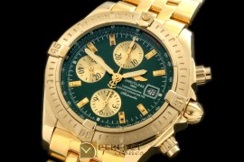 BLEV00306 Chronomat Evo YG/YG Green Sticks A-77528800