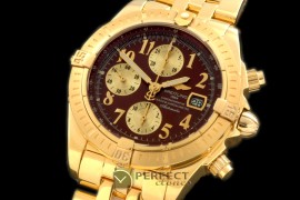 BLEV00315 Chronomat Evo YG/YG Brown Num A-77528800