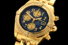 BLEV00313 Chronomat Evo YG/YG Blue Num A-77528800