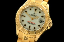 RYMIDF00111 Yachtmaster Mid YG White Asian 2813 21J