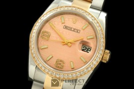 RDJMT00014AD SS/YG TT Salmon Asian Eta 2836/3135-Real Diamond