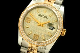 RDJMT00151D SS/YG TT Champagne Asian 2813 - Real Diamonds