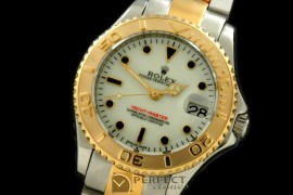 RYMIDT00112 Yachtmaster Mid SS/YG White Asia 2813