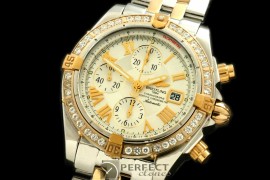 BLEVB00221 Chronomat Evo SS/YG White Roman A-77528800