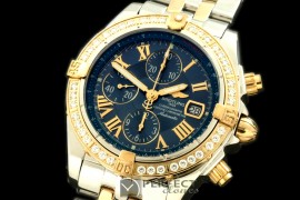 BLEVB00223 Chronomat Evo SS/YG Blue Roman A-77528800