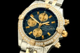 BLEVB00203 Chronomat Evo SS/YG Blue Sticks A-77528800
