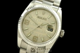RDJMS00011A SS/SS OYS Silver Asian 2836 - Real Diamonds