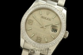 RDJMS00051D SS/SS OYS Silver Asian 2813 - Real Diamonds