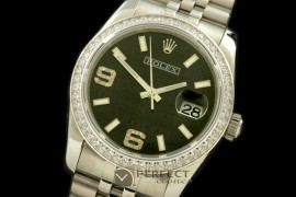 RDJMS00075D SS/SS JUB Black Asian 2813 - Real Diamonds