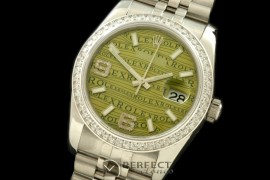RDJMS00033AD SS/SS JUB Khaki Asian 2836 - Real Diamonds