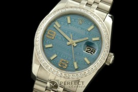 RDJMS00072D SS/SS JUB Blue Asian 2813 - Real Diamonds