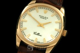 RLCD00201 Cellini Danos Men YG/LE White Swiss Quartz