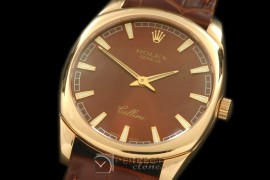 RLCD00203 Cellini Danos Men YG/LE Brown Swiss Quartz