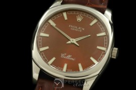 RLCD00103 Cellini Danos Men SS/LE Brown Swiss Quartz