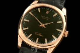 RLCD00302 Cellini Danos Men RG/LE Black Swiss Quartz