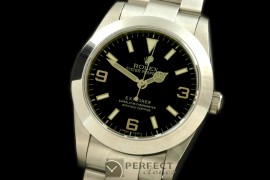RLEX00019 Explorer 1 SS Black Asian Eta 2836/3131