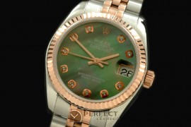 RDJmRT10012A SS/RG Jubilee M-Green Diam Swiss 2688/2355