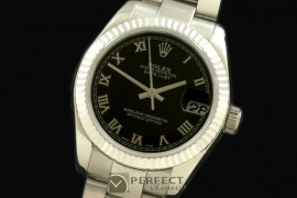RDJmS10063B SS Oyster Black Roman Swiss 2688/2355
