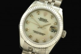RDJmS10006A SS Jubilee M-Wht Diam Swiss 2688/2355