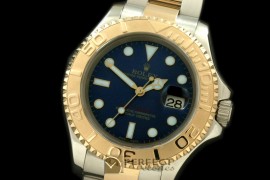 RYMENT00014A Yachtmaster Men SS/YG TT Blue Asian 2836/3135