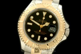 RYMENT00012A Yachtmaster Men SS/YG TT Black Asian 2836/3135