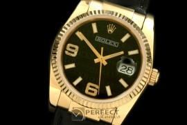 RDJMF00015A YG/LE Black Asian 2836/3135-Real Diamonds