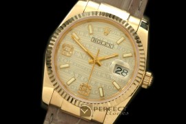RDJMF00011A YG/LE Champagne Asian 2836/3135-Real Diamonds