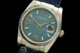 RDJMS00042 SS/LE Blue Swiss Eta 2836/3135-Real Diamonds