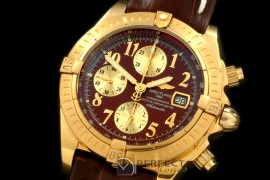 BLEV00315L Chronomat Evo YG/LE Brown Num A-77528800