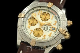 BLEV00211L Chronomat Evo SS/YG/LE White Num A-77528800