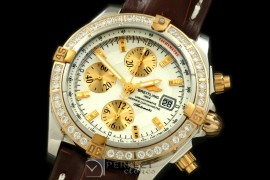 BLEVB00201L Chronomat Evo SS/LE White Sticks A-77528800