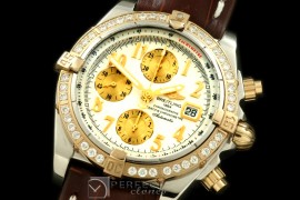 BLEVB00211L Chronomat Evo SS/LE White Num A-77528800