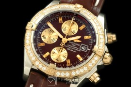 BLEVB00205L Chronomat Evo SS/LE Brown Sticks A-77528800