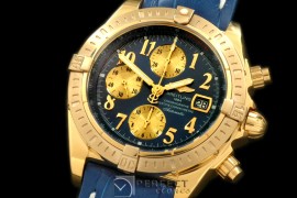 BLEV00313L Chronomat Evo YG/LE Blue Num A-77528800
